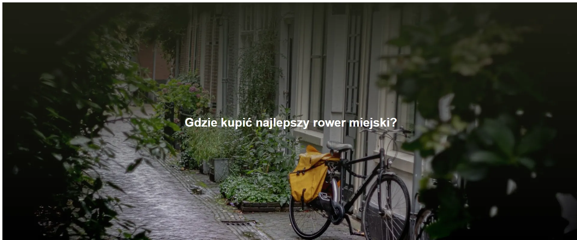 Gdzie kupić najlepszy rower miejski?